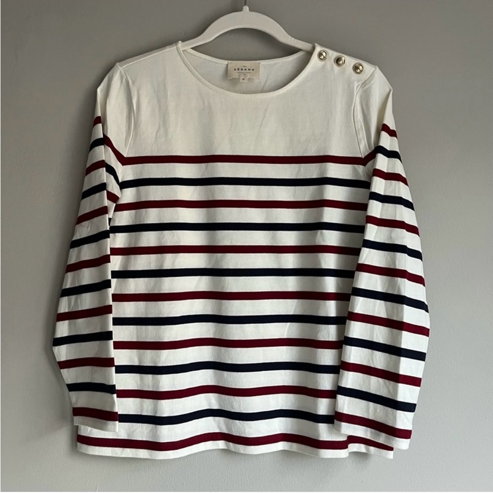 Sezane Lois Stripe Shirt